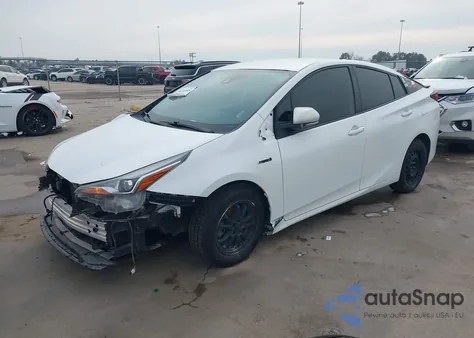 2021 Toyota Prius Le z USA, uszkodzony, nr VIN JTDKAMFU5M3148186
